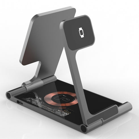 All-Metal Dual 15W Foldable Magnetic Wireless Charger